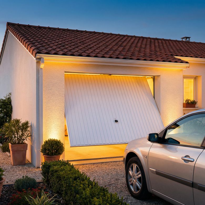Porte de garage Pro Access basculante non débordante - Extérieur