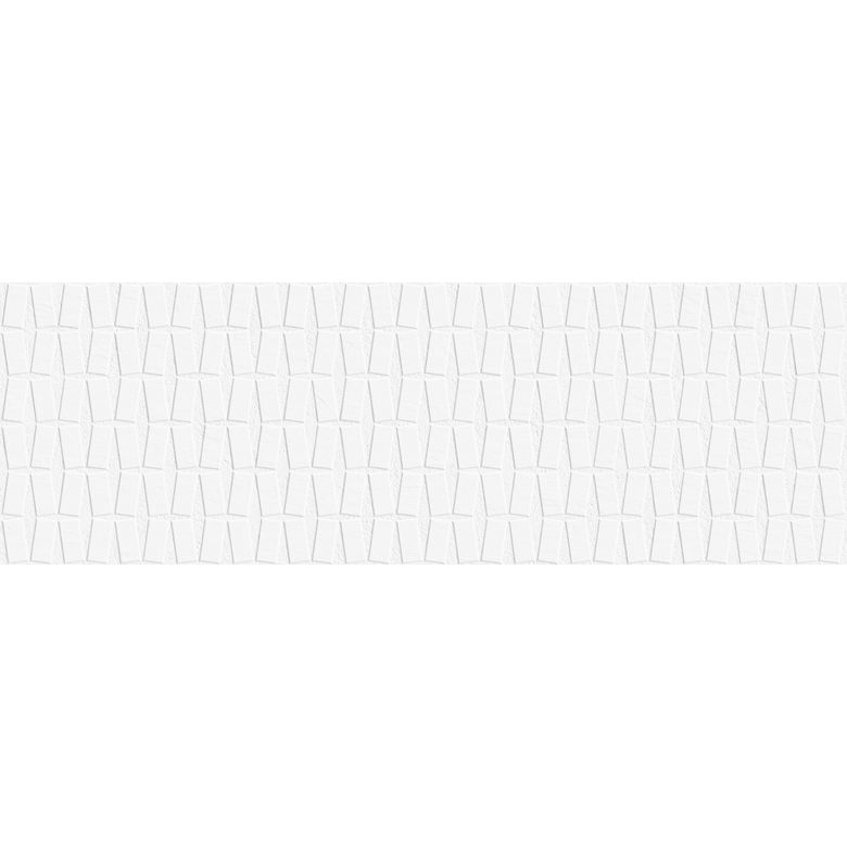 Carrelage mural FABIO décor blanc 30X90