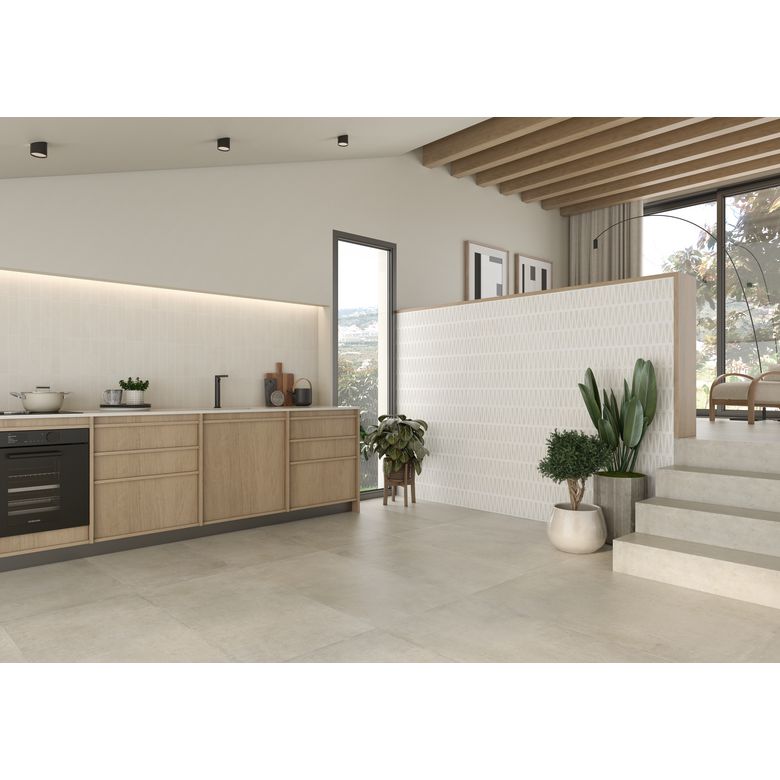 Carrelage mural FELICIA blanc 30X90-Lapeyre
