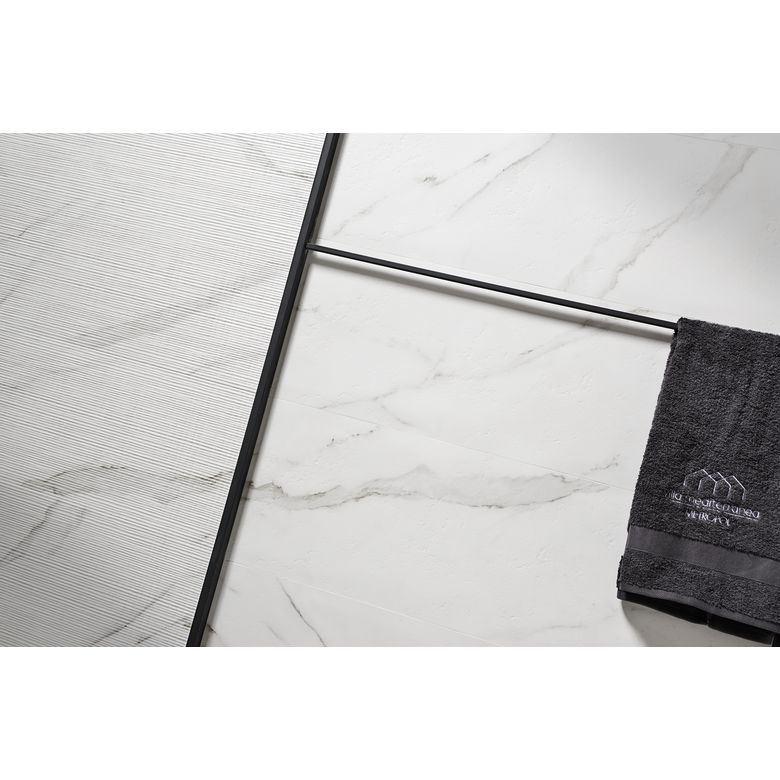 Carrelage mural FLORENCIO décor blanc 30X90-Lapeyre