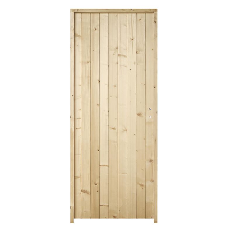 Porte de service recoupable Sapin N°28 à peindre
