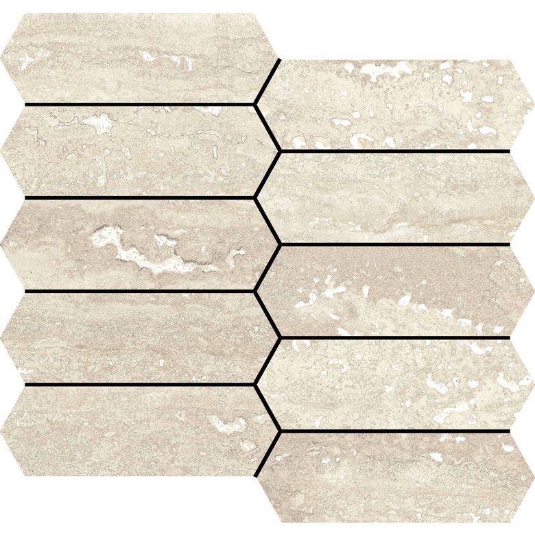 Mosaïque murale DARIO beige poli 26.5X27.08