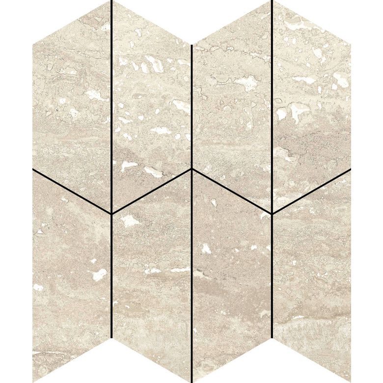 Carrelage mural DARIO beige hexagonale poli 29.2X35.1