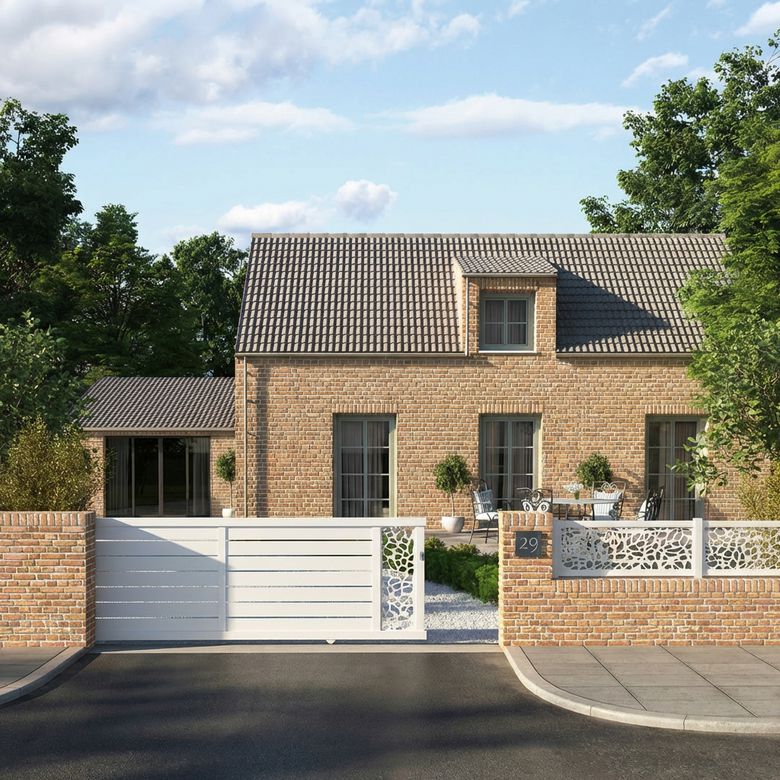 Portail coulissant Aluminium Aoste -Lapeyre