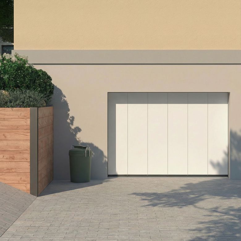 Porte de garage Anselme coulissante latérale motorisée - Lapeyre