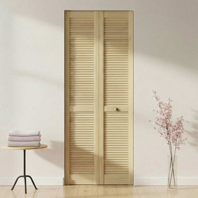 Porte de placard pliante RANCH à vernir-Lapeyre