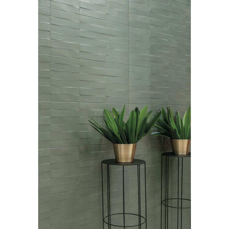 Carrelage mural BELEM  vert olive 30X60 -Lapeyre