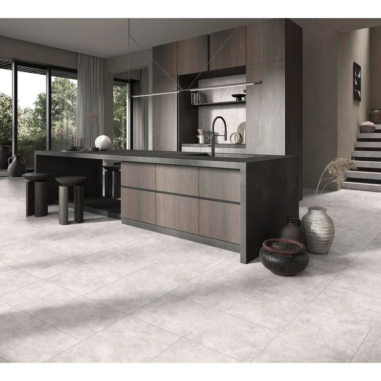 Carrelage de sol PAOLO BLANC 60X60cm-Lapeyre