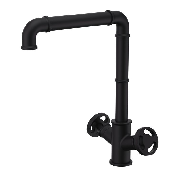 Mélangeur évier LEVIS haut noir mat