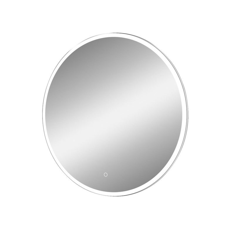 Miroir de salle de bains rond D.80 cm à led | Lapeyre