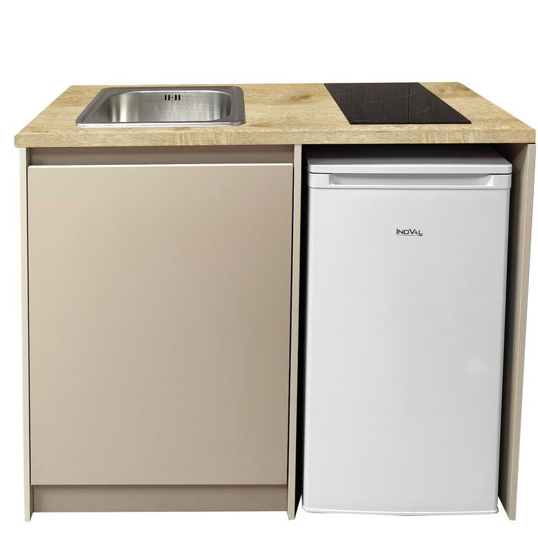 Ensemble kitchenette L.120cm ALLURE lin mat