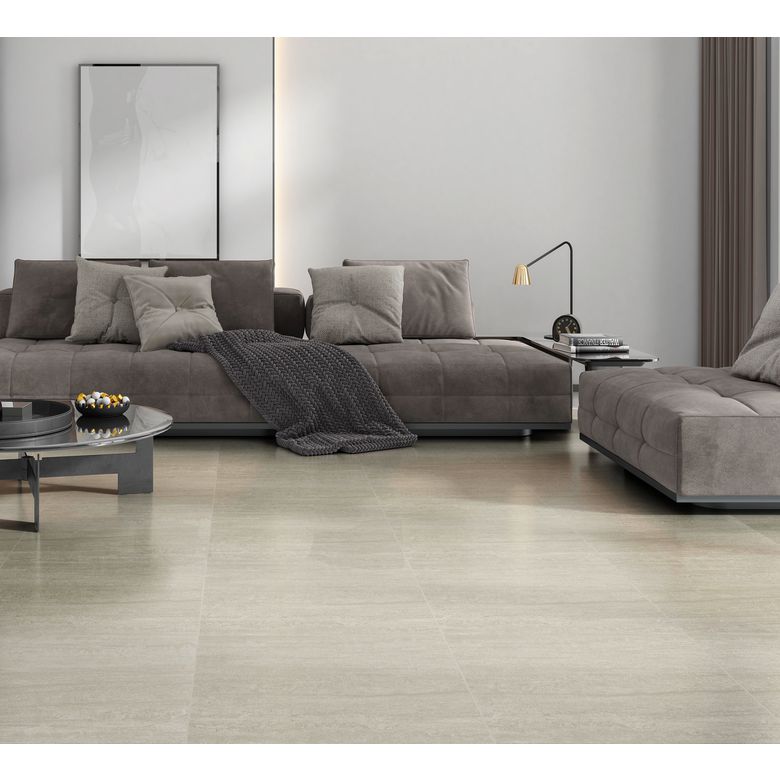 Carrelage sol PILAT beige 60x60 cm | Lapeyre
