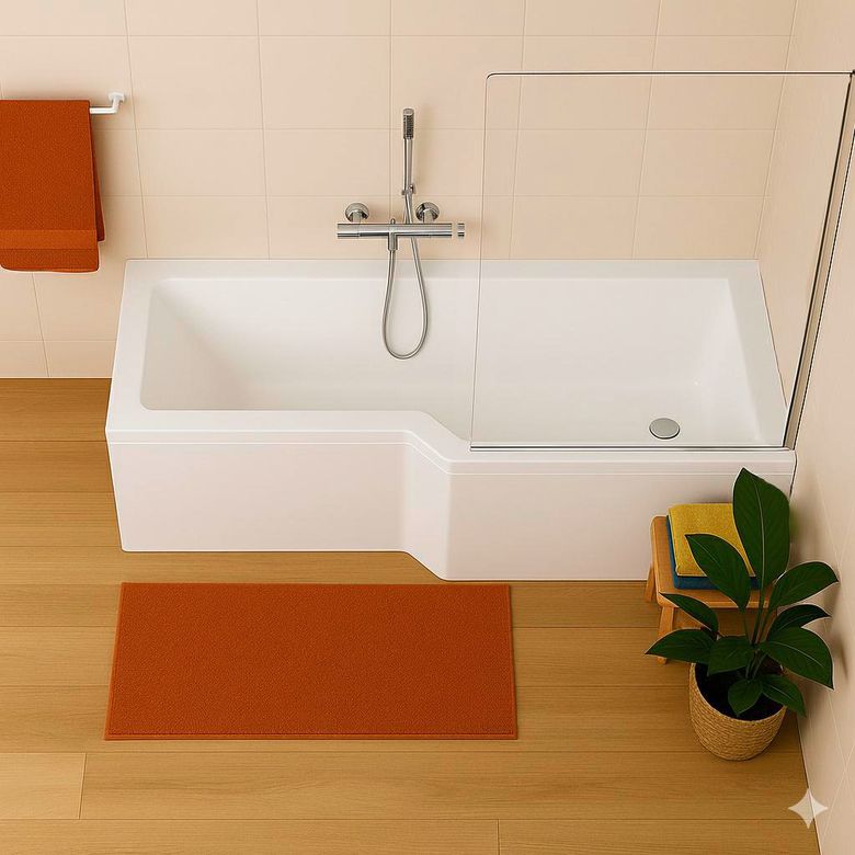 Baignoire droite acrylique AUDACE 2 |Lapeyre