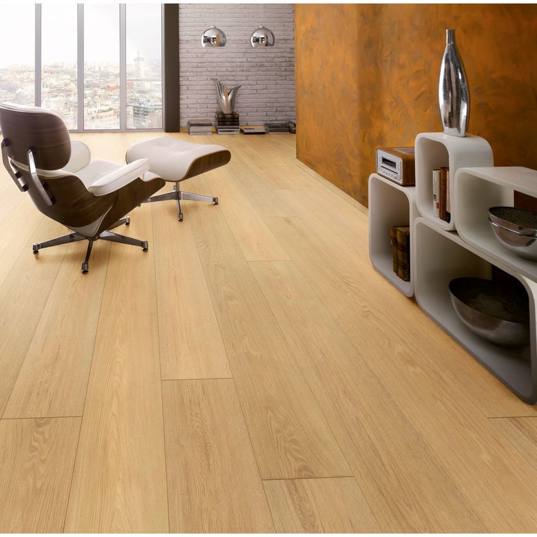 Sol stratifié LONG WOOD chêne miel-Lapeyre