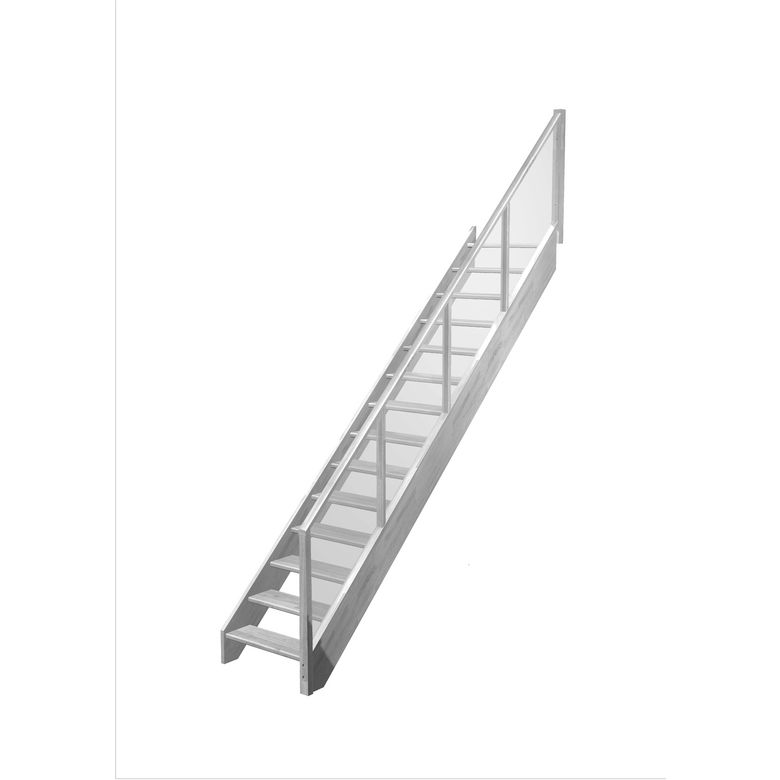 Escalier Aria droit rampe Emerence