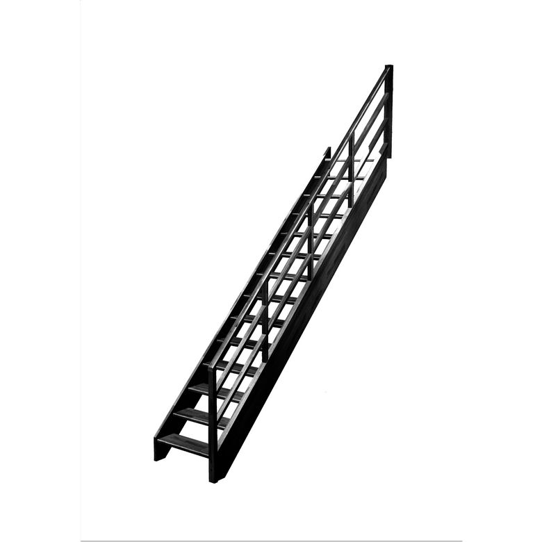 Escalier Aria droit rampe Eden