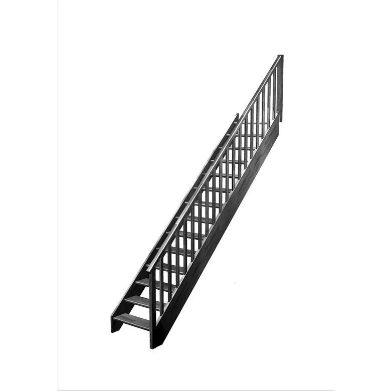 Escalier Aria droit rampe Idéal