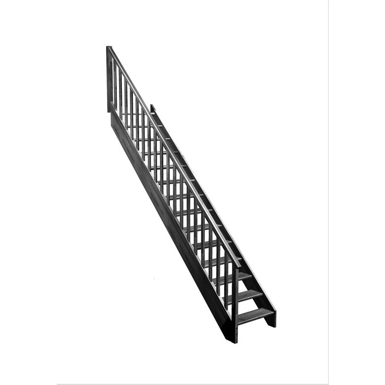 Escalier Aria droit rampe Idéal