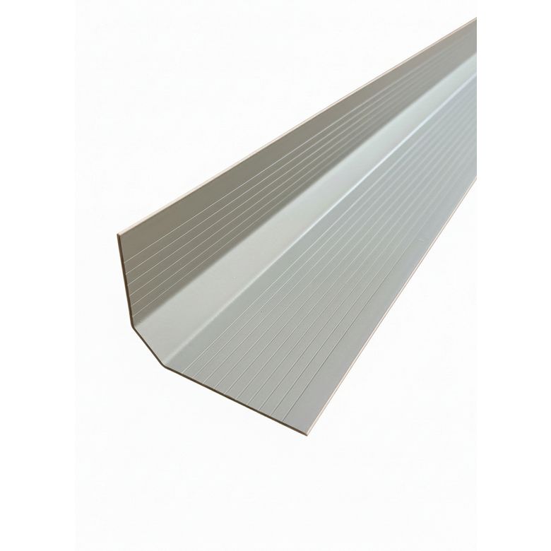 Habillage extérieur angle pan coupé 8x14cm PVC Blanc 9016 - X3648 - L.260 Main Image