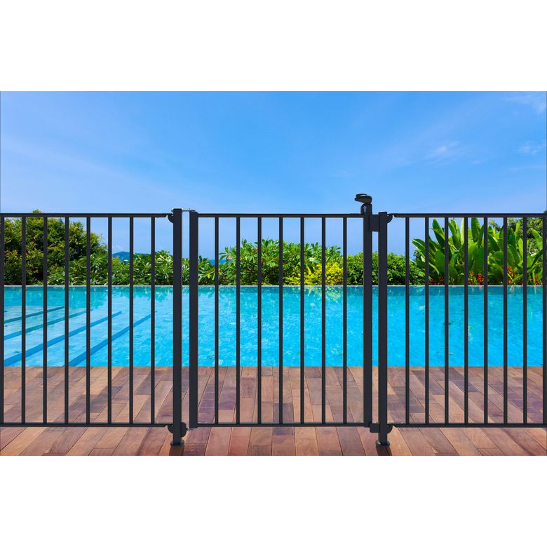Poteau aluminium pour barrière de piscine JADE-Lapeyre
