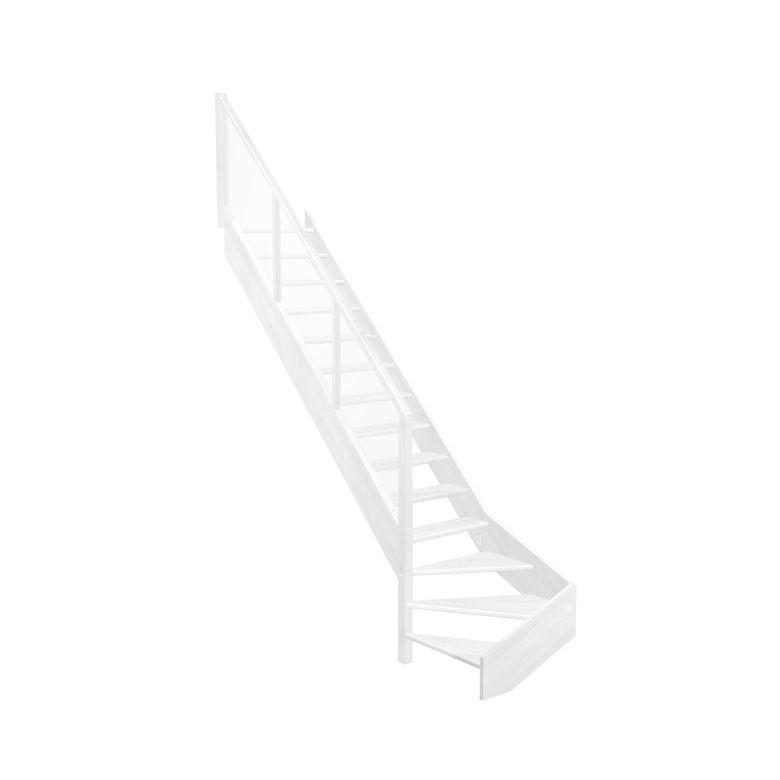 Escalier Aria quart tournant bas rampe Emerence