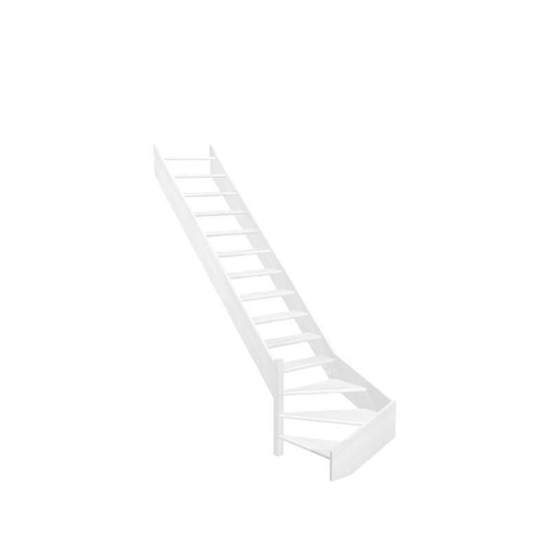 Escalier Aria quart tournant bas sans rampe