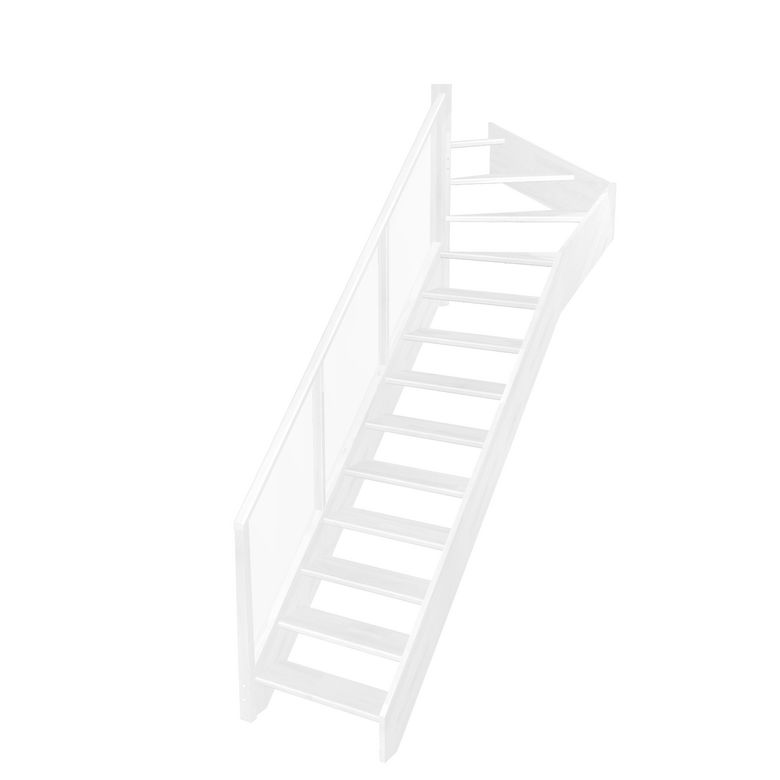 Escalier Aria quart tournant haut rampe Emerence