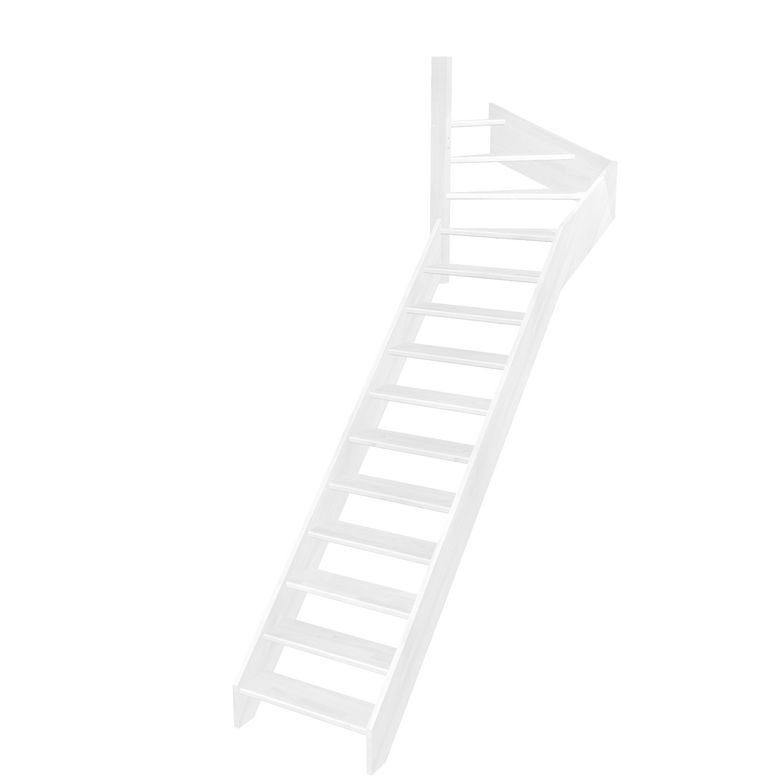 Escalier Aria quart tournant haut sans rampe