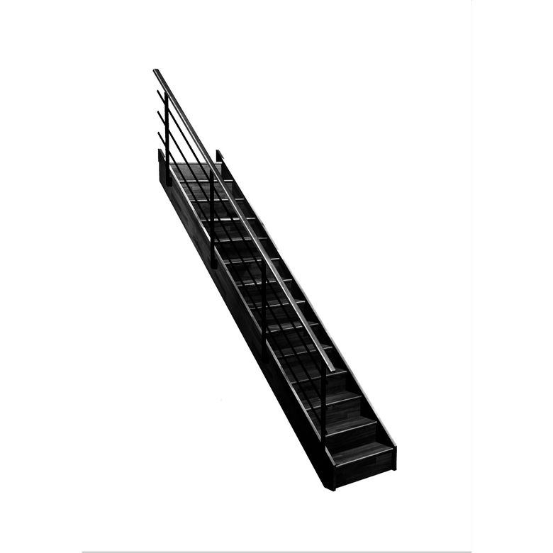 Escalier Faubourg droit rampe Evan