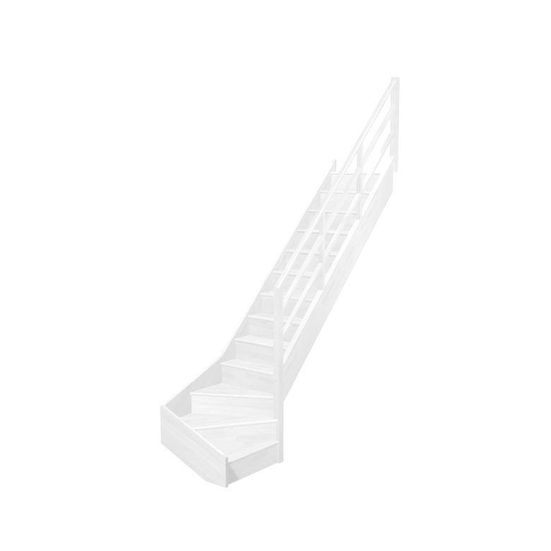 Escalier Faubourg quart tournant bas rampe Eden