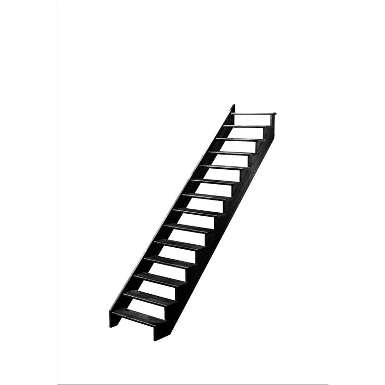 Escalier Ouessant droit sans rampe