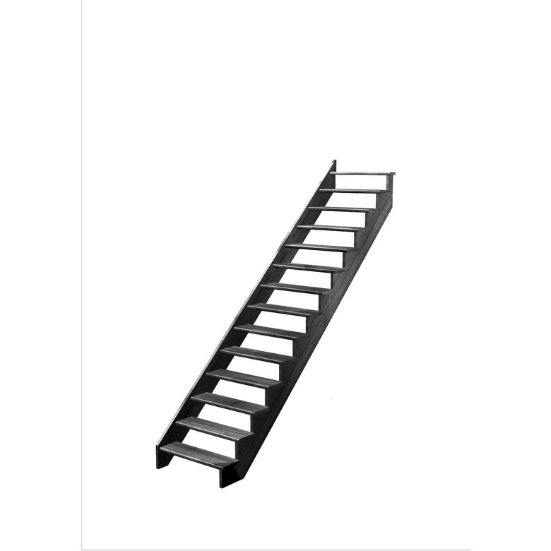 Escalier Ouessant droit sans rampe
