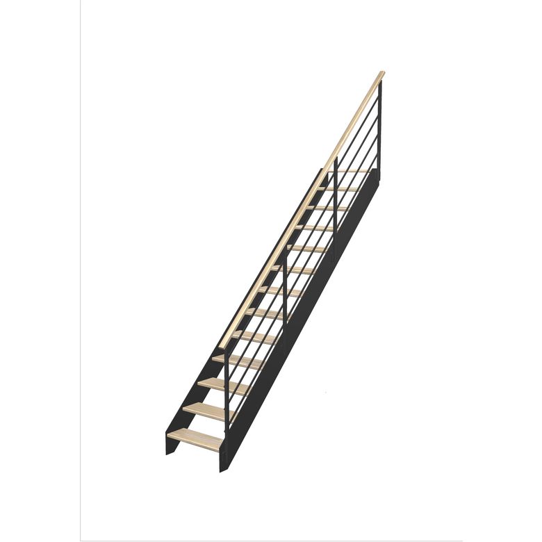Escalier Estelle Droit hêtreLCA Eva H.274 R.271 Droite Main Image
