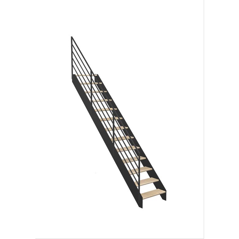 Escalier Estelle droits rampe Fera