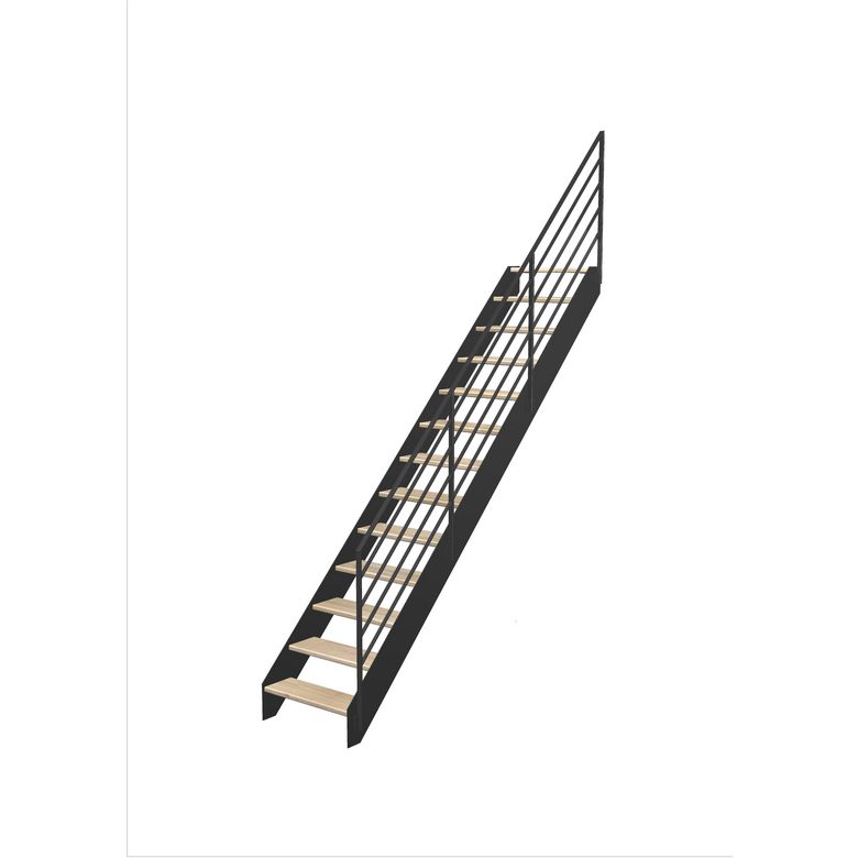 Escalier Estelle droits rampe Fera