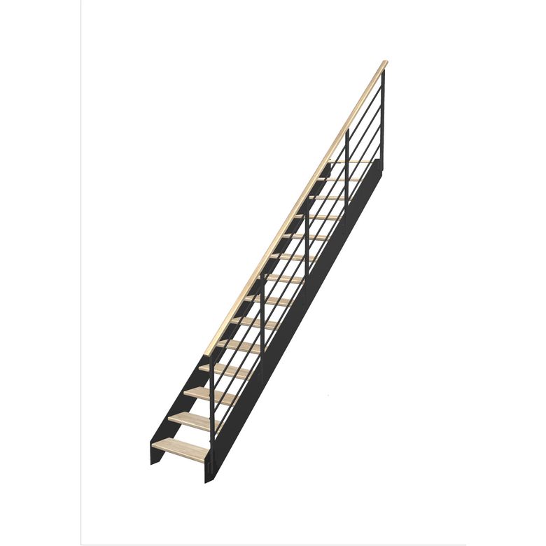 Escalier Estelle droit rampe Eva