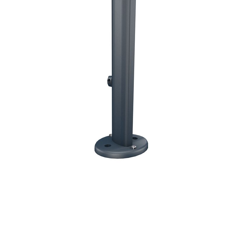 Balustrade Prestio en aluminium - Pack 2M fixation à plat -Lapeyre