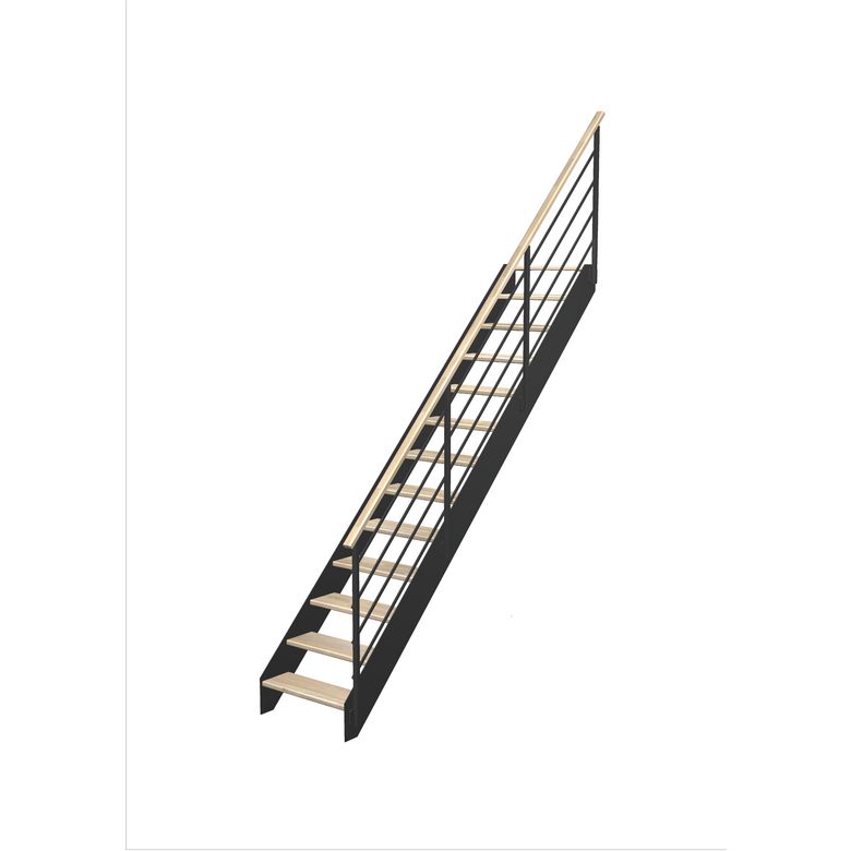 Escalier Estelle droit rampe Eva