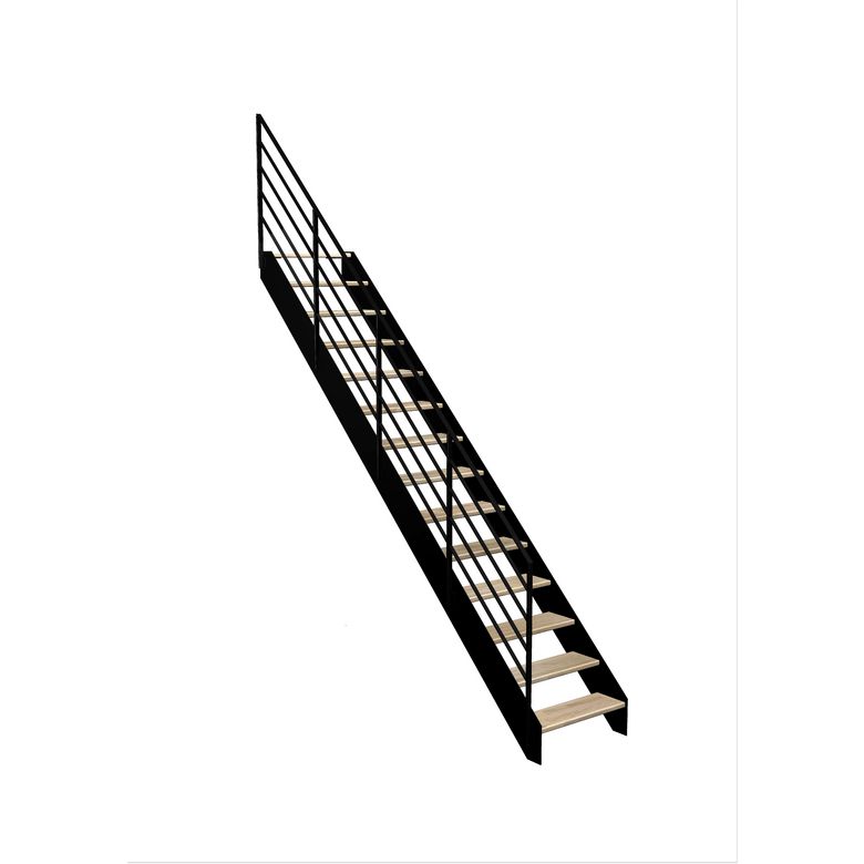 Escalier Estelle droits rampe Fera