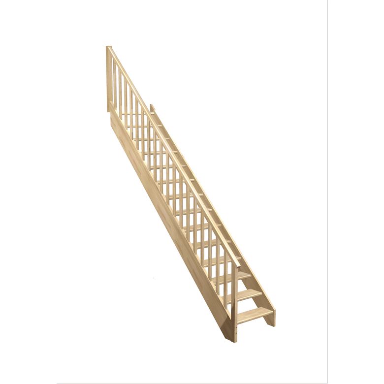 Escalier Aria droit rampe Idéal