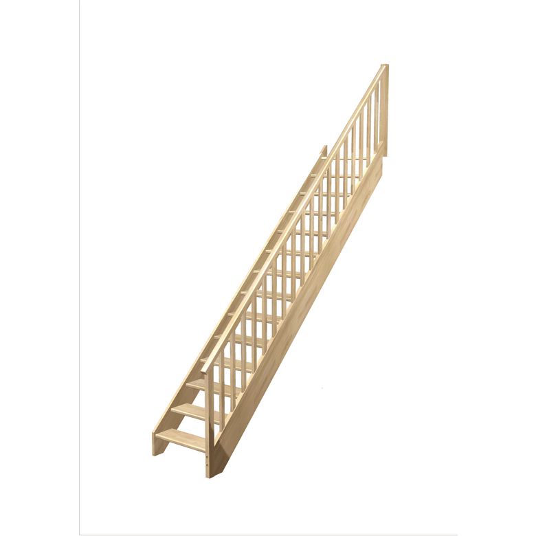 Escalier Aria droit rampe Idéal