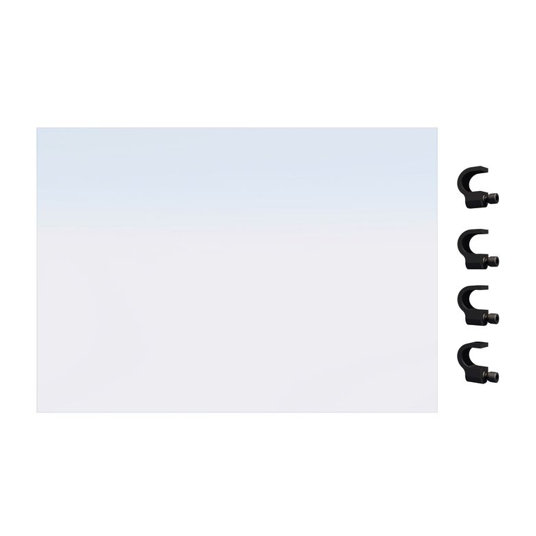 Panneau de protection + 4 supports de fixation SEPIA