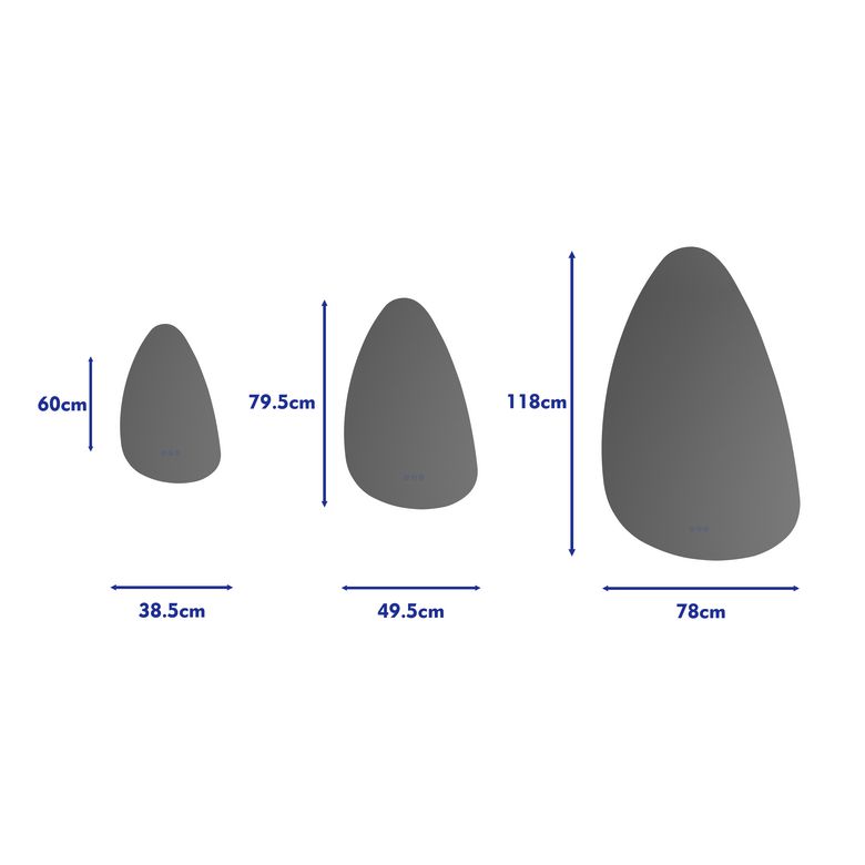 Miroir lumineux 120 cm GALILE - Lapeyre