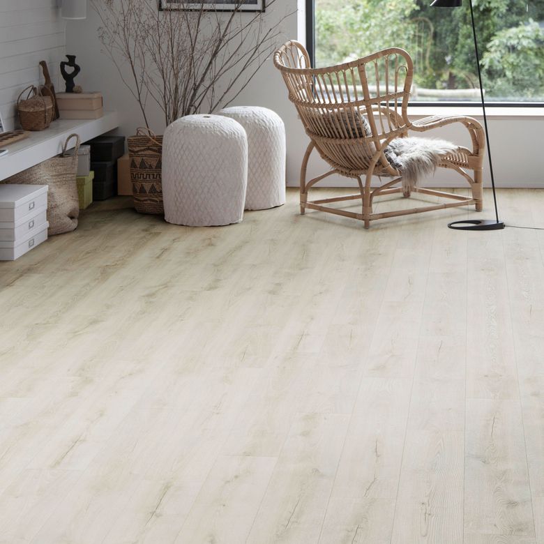 LOC FLOOR vinyle décor chene crème-Lapeyre