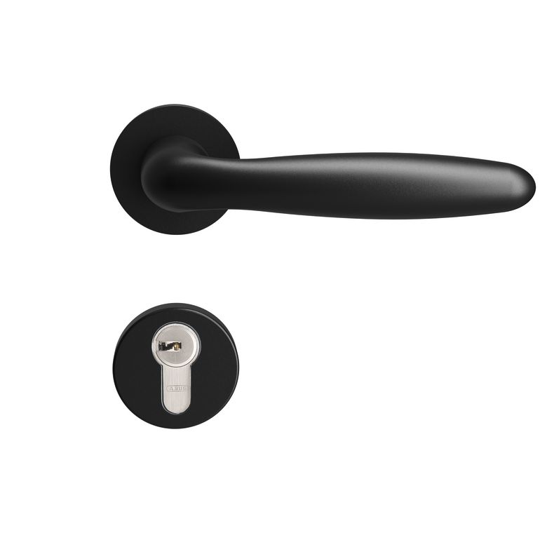 Poignée de porte Vérona à clé à rosace