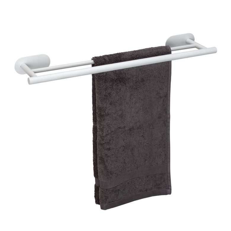 Porte serviette 60cm 2 barres OREA blanc Main Image