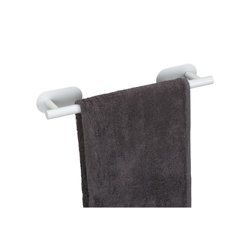 Porte serviette 40cm 1 barre OREA blanc Main Image