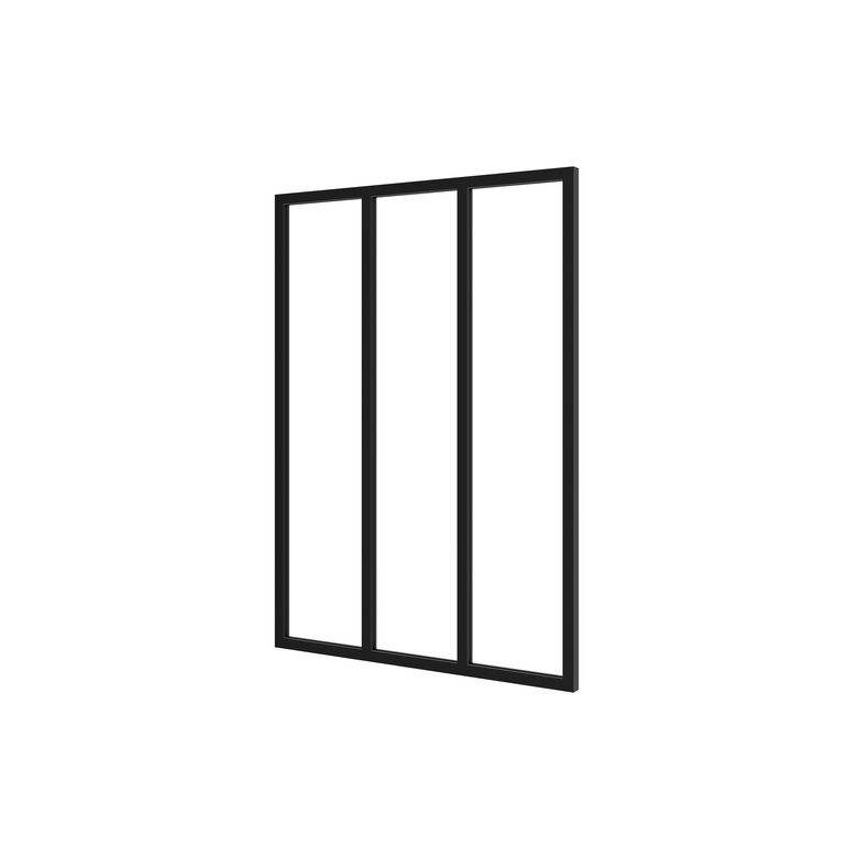 Kit verrière RHEA aluminium 3 vitrage transparent - Lapeyre