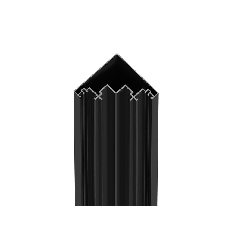 Poteau d'angle à 90° pour verrière aluminium - Lapeyre