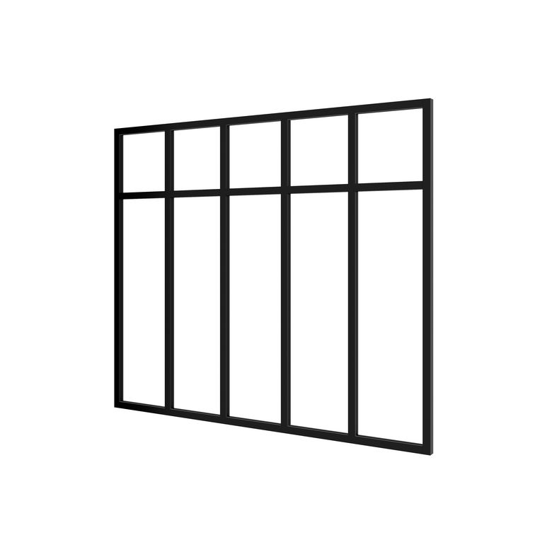 Kit verrière RHEA aluminium 5 vitrage dépoli à personnaliser - Lapeyre